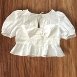 For Love & Lemons  Jocelyn blouse organic cotton NWT 🎀 Photo 2