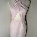 Nasty Gal Light Pink Sleeveless Cut Out Dress S Coquette Girl Pastel Mermaid Photo 0