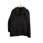 Hunter Lightweight Hooded Rain Jacket Womens Large Black Zip Waterproof Coat Photo 6