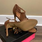 Charlotte Russe Fringed T-Strap Open Toe Heels Photo 5