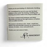 B Makowsky Kiev Hobo Sage Green Leather Bag New Photo 5