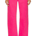 Mother NEW The Ditcher Crop Hot Pink Jeans The Devil May Care Size 25 Photo 0
