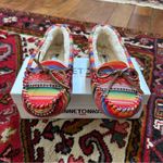 Minnetonka NWT Multicolor Striped Moccasins Photo 2
