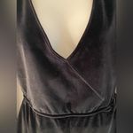 Laura Byrnes pin up couture girl California goth Elegant Black Velvet Jumpsuit Photo 4