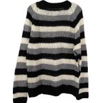 ZARA  Steven Meisel Striped Alpaca Sweater – Cozy Oversized Fit size M Photo 1