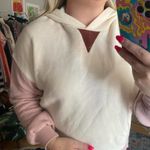 Madewell NWT MWL Airterry Hoodie Colorblock Sweatshirt Size Medium Photo 3