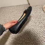 Michael Kors Leather Fulton Moc Flat Black Silver Hardware- Size 7 Photo 9