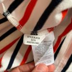 J.Crew  Red, White, and Blue Striped Cropped T-Shirt Photo 3