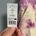 Wildfox Lounge Set Tie Dye Stars in Purple & White Sz L NWT Sweatshirt & Shorts Photo 9