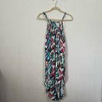 ONIA  Flora Colorful Palm Leave Button Down Cover-Up NEW XL beach coastal Photo 1