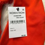 Open Edit NWT Ruched Square Neck Top in Red Alert Photo 13