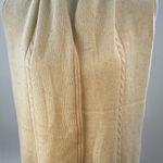 Cashmere Scarf Cream Cable Knit One Size Luxury Soft Warm Wrap Cozy Grandoe White Photo 0