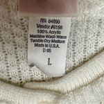 Cottagecore Coastal Grandma Womens Sz L White Button Up Cardigan Vintage Staple Size L Photo 4