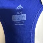 Adidas  Royal Blue Athletic Tank‎ with Black Accents XS Climalite Photo 4