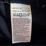 Banana Republic cotton/linen navy Blue Shorts paperbag waist zip up zipper front Photo 9