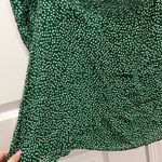 Reformation Green Floral Wyoming Kelli Dress Size Large $248 Photo 3