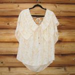 See By Chloe  Floral Silk Blend Ruffle Blouse Top Photo 4