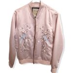 Ci Sono Pink Embroidered Bomber Jacket Photo 2