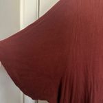 Ava & Viv Burnt Orange Ribbed Tee |  Photo 1