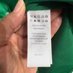 Sincerely Jules  Green Satin Button Down Sleeveless Blouse Sz M Photo 5