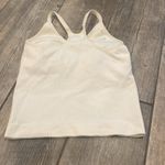 Nike  Ivory Ribbed Tank Top Photo 3