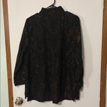 Crown & Ivy Black and Gold Women's Top Photo 1