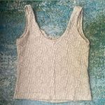 Vintage Lucie Ann II nude lace cami, size medium 36 Tan Photo 3
