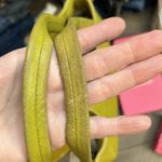 Kate Spade REHAB Lime Green Soft Leather Tote Handbag Photo 7