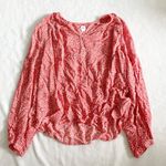 Gap Coral Floral Blouse Photo 0