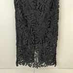 Bardot  Size 4 XS Gemma Kara Halter Lace Sheath Dress Black Knee Length LBD Event Photo 5