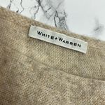White + Warren neutral marked tan cashmere topper poncho one size Size undefined Photo 1