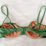 J. Crew | NWT | Balconette underwire bikini top in Green | Sz 36A Photo 3