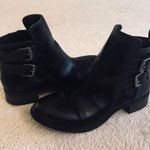 Old Navy Black Moto Ankle Booties Photo 0