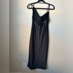 Urban Outfitters  Motel Women’s Shantique Midi Dress In Satin Black Sold Out Photo 4