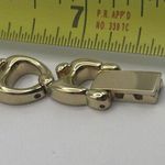 Working Colibri Diamond Gold Tone Women’s Wrist Watch MOP Mother Of Pearl Face Photo 7