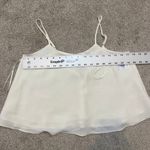 Abound new NWOT  small cami top ivory flounce drapey TS 3059 Photo 2