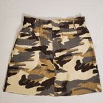 Entro Womens Army Green Fatigue Camo Skirt L Photo 5