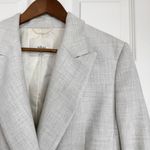 Wilfred Aritzia Margaux Blazer in Heather Cloud White Size 8 Photo 11