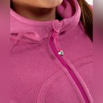 Lululemon Vintage Scuba Hoodie Sparkle Heathered Paris Pink Size 10 Rare 2011 Photo 2