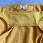 Madewell  Top Women’s Textured Knit Apron Yellow Size Small Photo 1