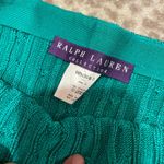 Ralph Lauren Teal Strapless Sweater Top Photo 1