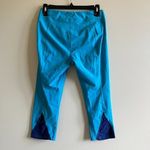 LUCY POWERMAX BLUE CAPRI LEGGINGS WOMENS SIZE M‎ ATHLETIC YOGA RUNNING Size M Photo 3