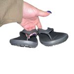 Crocs Sandals Womens 8 Kadee II Casual Slip On Comfort Flip Flops Black Rubber Photo 1