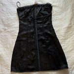 Nasty Gal  - Satin Jacquard Ribbon Trim Mini Dress Photo 4