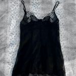 Tripp NYC Sheer Black Lace Babydoll Slip Dress Photo 1