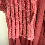 Free People Free‎ People Size Large Wool Blend Terracotta Long Boho Lagenlook Cardigan Photo 3