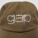 Gap Vintage Y2K Brown Rhinestone Baseball Hat Photo 2