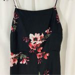 Wild Fable Black Floral Spaghetti Strap Pants Jumpsuit Women’s Size Medium Photo 4