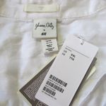 H&M NWT Johanna Ortiz x Oversized Linen Shirt Dress in White Puff Sleeve XXL Photo 4