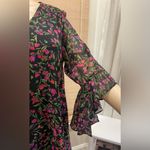 Calvin Klein  Pullover Dress with Button Keyhole. 
Lined. Quarter Length Sleeve Photo 2